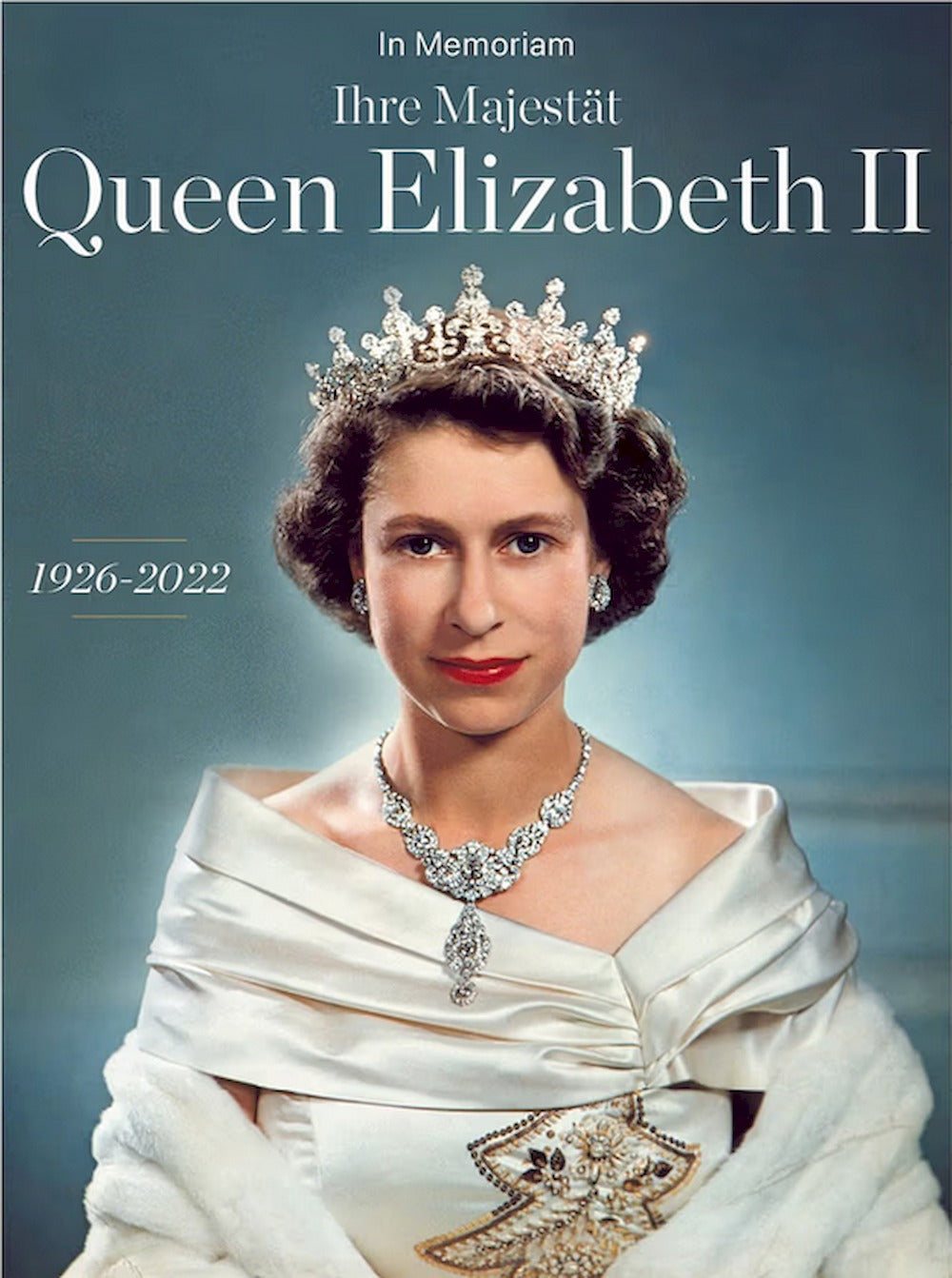 Collectors Edition Magasin Tyskland 2022 Queen Elizabeth Originalutgåva