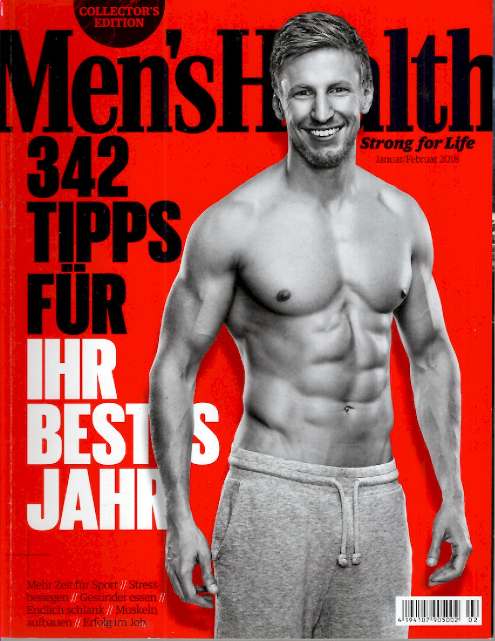 Mens Health Magazine Germany 2018-01+02 Nico Airone Edition Original Print Issue