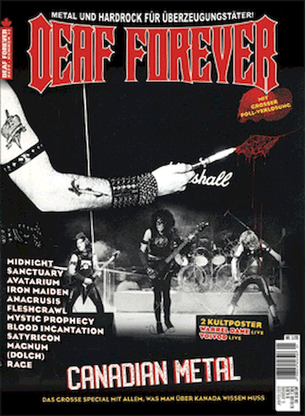 Deaf Forever Magazin Deutschland 2020-01 Warrel Dane Voivod Midnight Sanctuary Avatarium