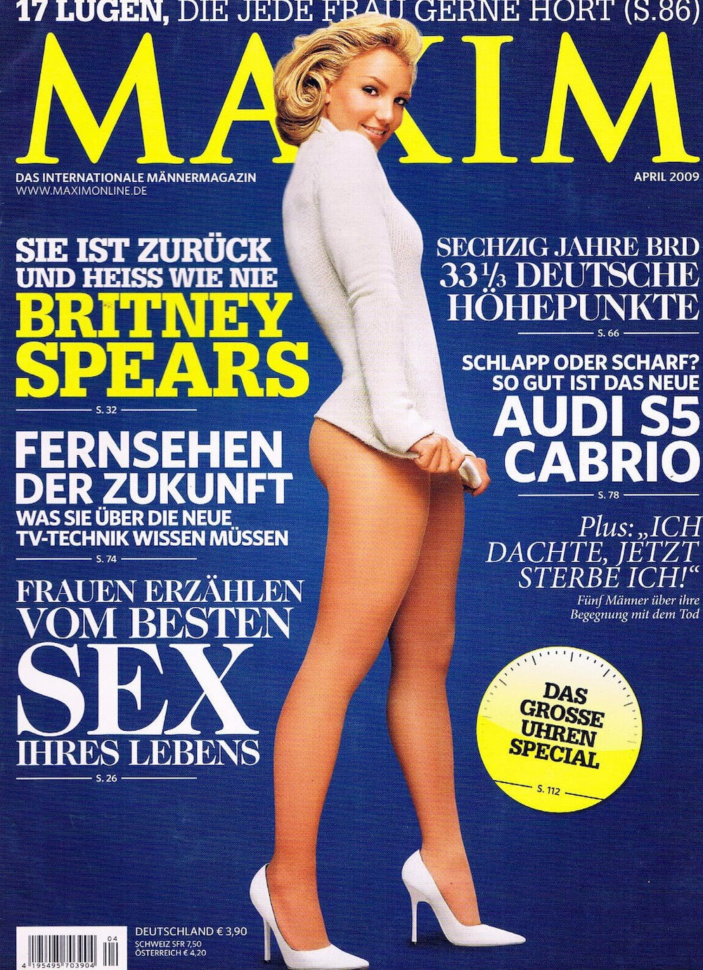 Maxim Magazin Deutschland 2009-04 Britney Spears