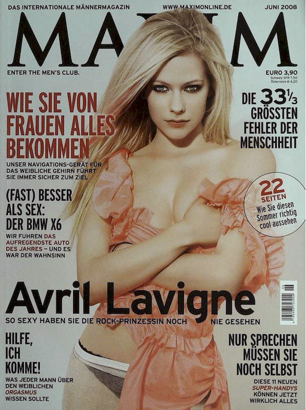 Maxim Magazin Deutschland 2008-06 Avril Lavigne