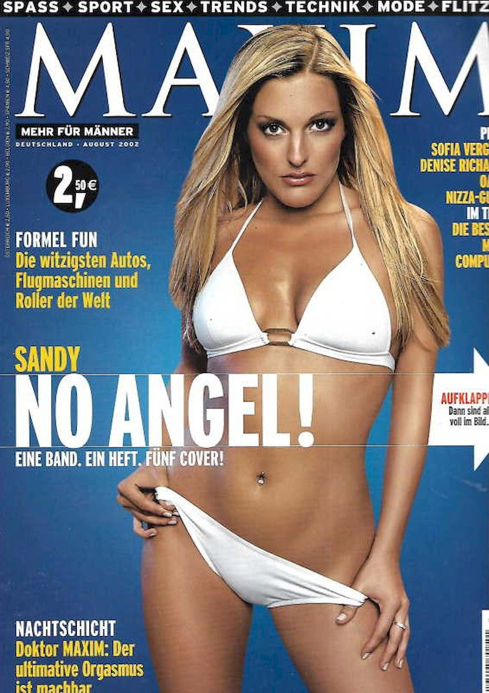Maxim Magazin Deutschland 2002-08 Sandy Mölling