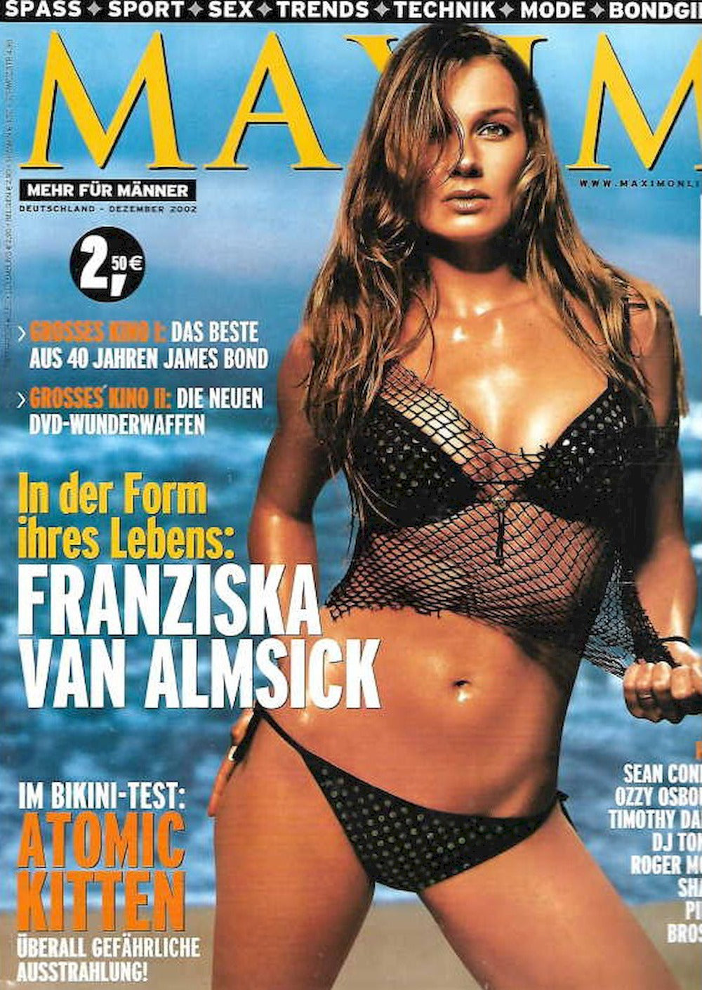 Maxim Magazin Deutschland 2002-12 Franziska Van Almsick