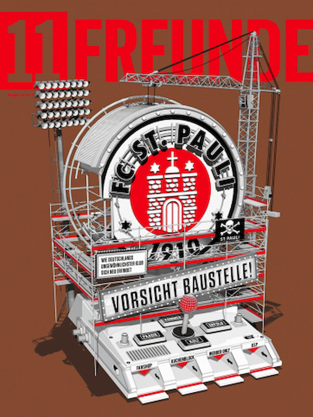 11 Freunde Magazin Deutschland 2015 #166 Johnny Rotten Franz Beckenbauer