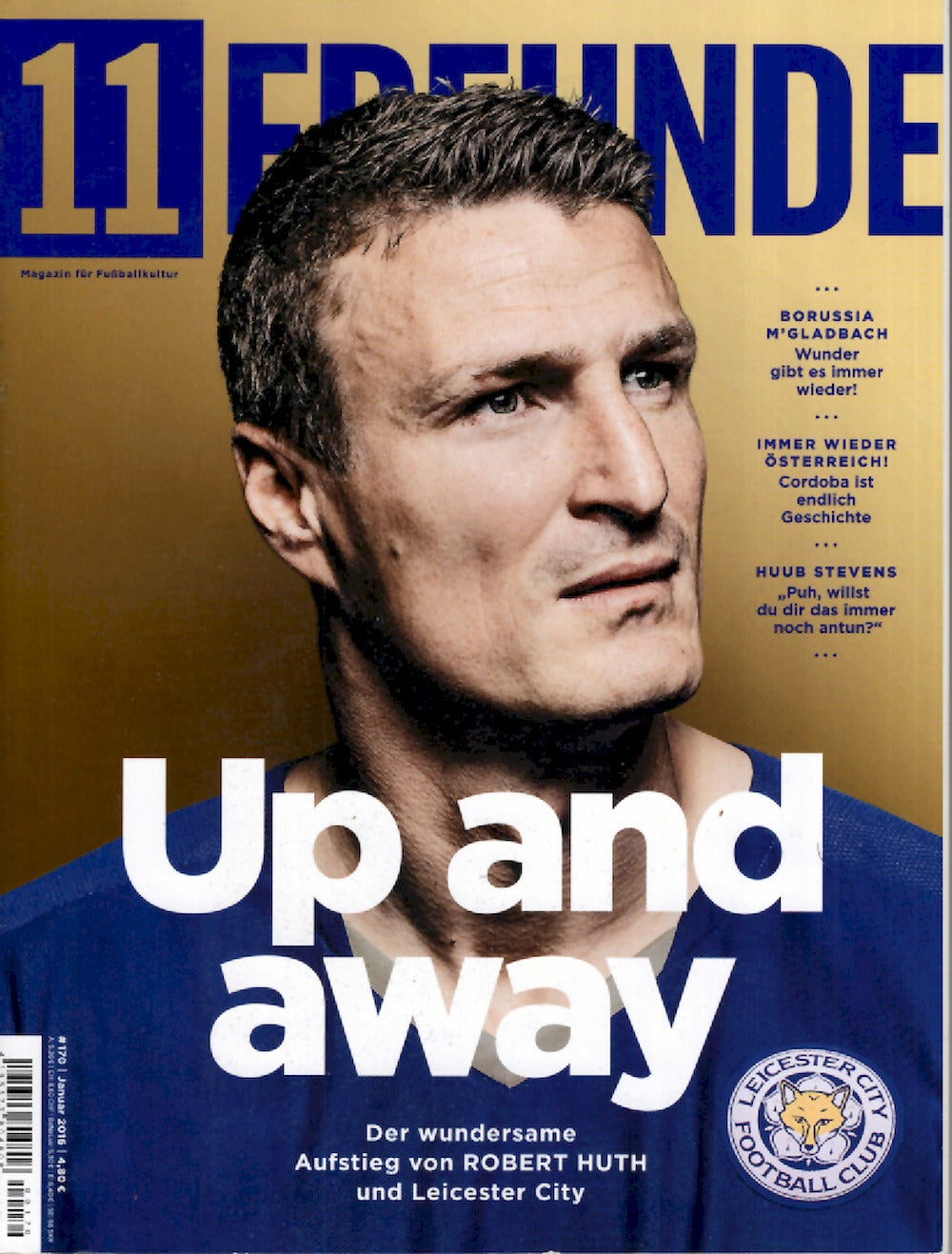 11 Freunde Magazin Deutschland 2016 #170 Robert Huth Huub Stevens Werner Olk