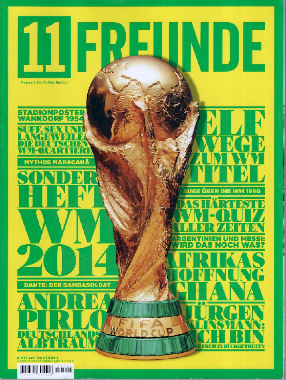 11 Freunde Magazin Deutschland 2014 #151 Lionel Messi Robin Van Persie