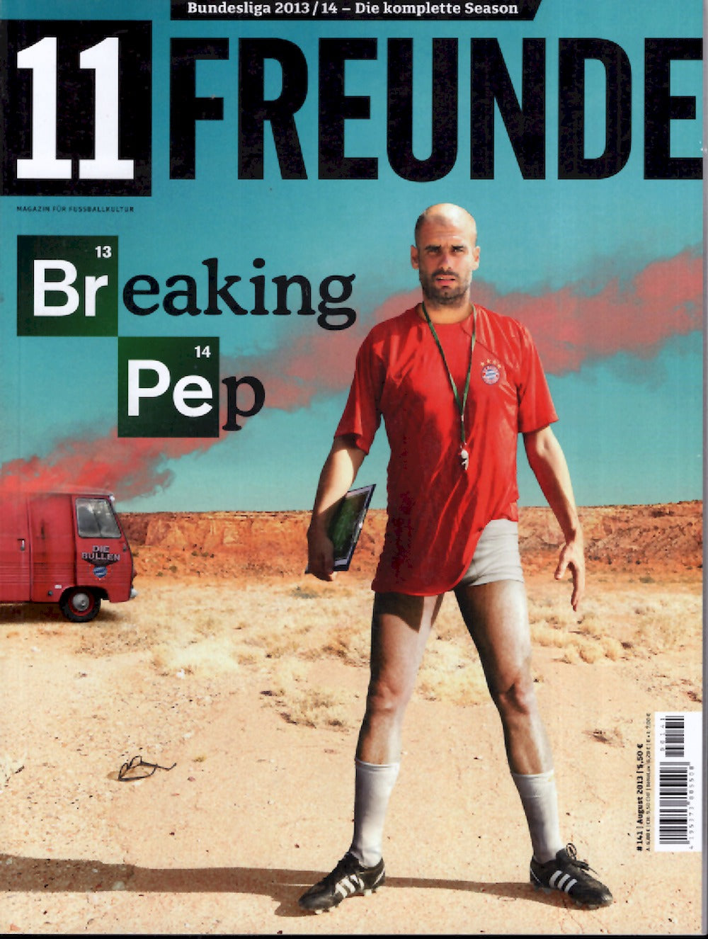 11 Freunde Magazin Deutschland 2013 #141 Pep Guardiola Harald Schmidt MSV Duisburg