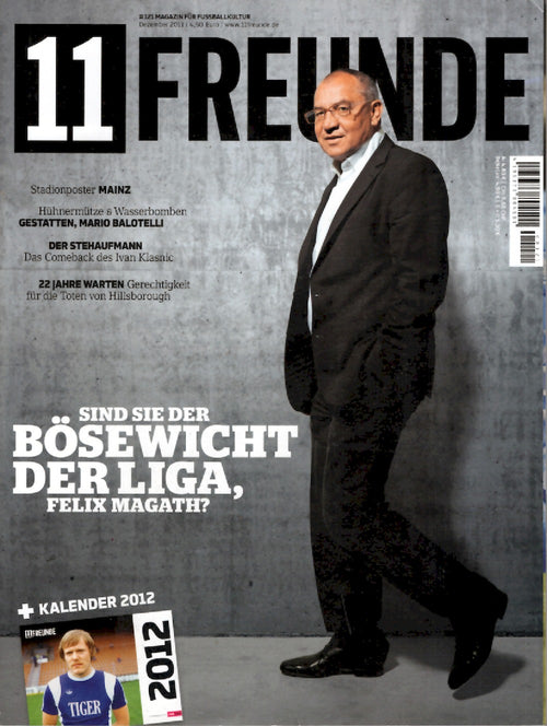 11 Freunde Magazine Allemagne 2011 #121 Felix Magath Mario Balotelli Ivan Klasnic Édition originale