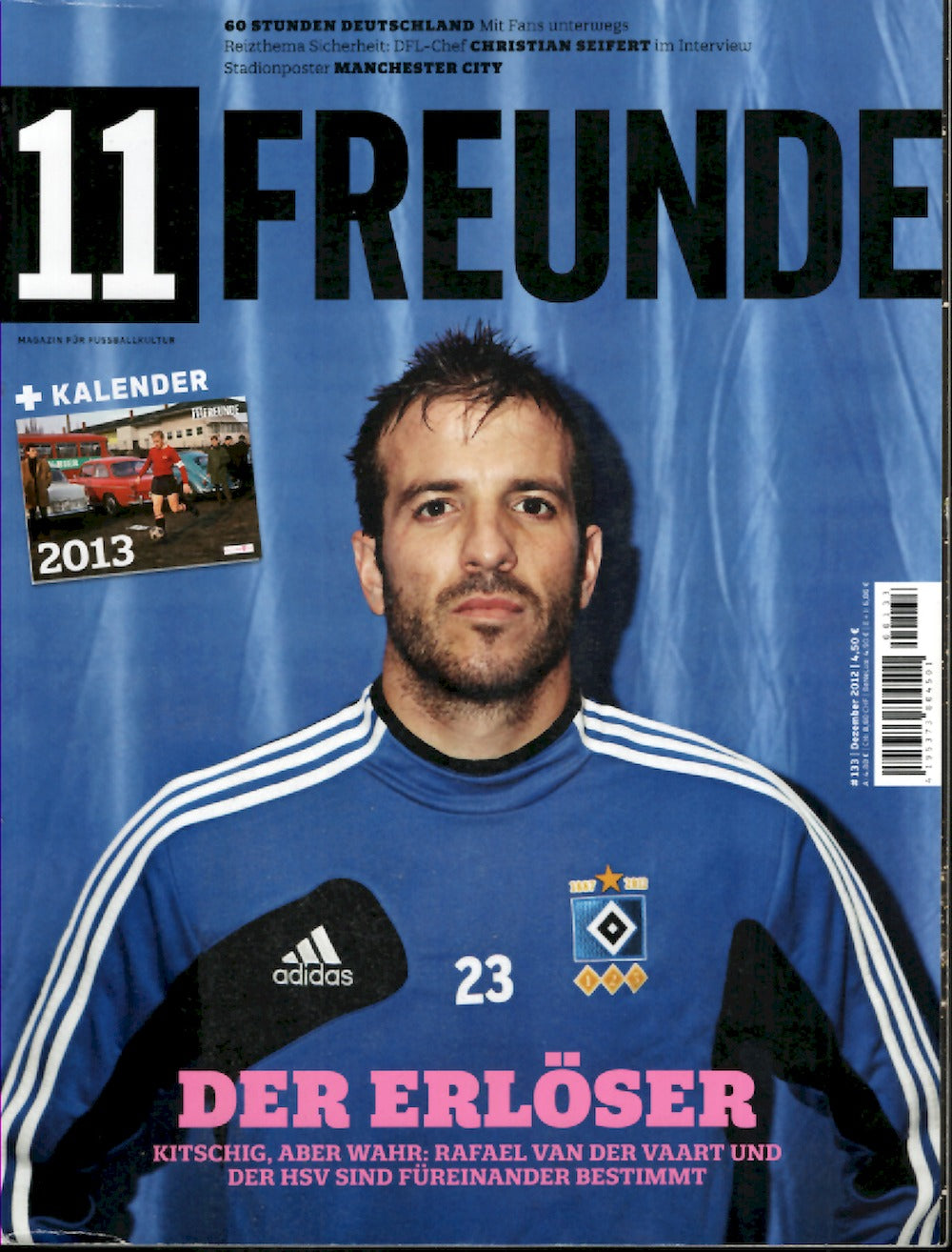 11 Freunde Magazin Deutschland 2012 #133 Rafael Van Der Vaart