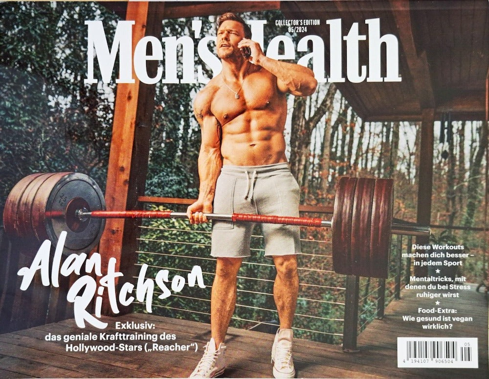 Mens Health Revista Alemania 2024-05 Alan Ritchson Edition Edición original