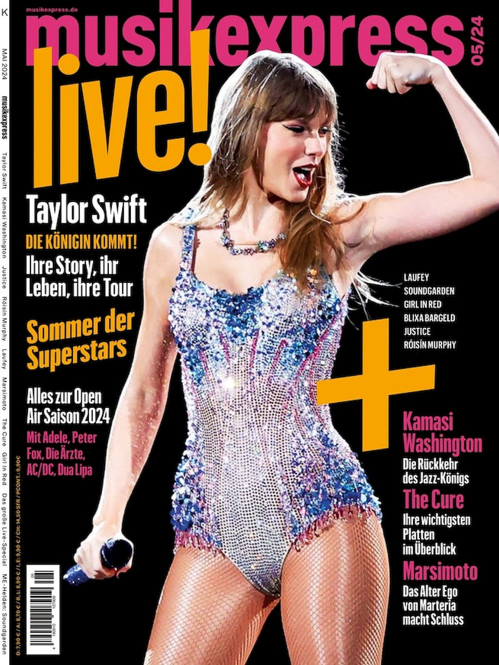 Musikexpress Lehti Saksa 2024-05 Taylor Swift Kamasi Washington The Cure