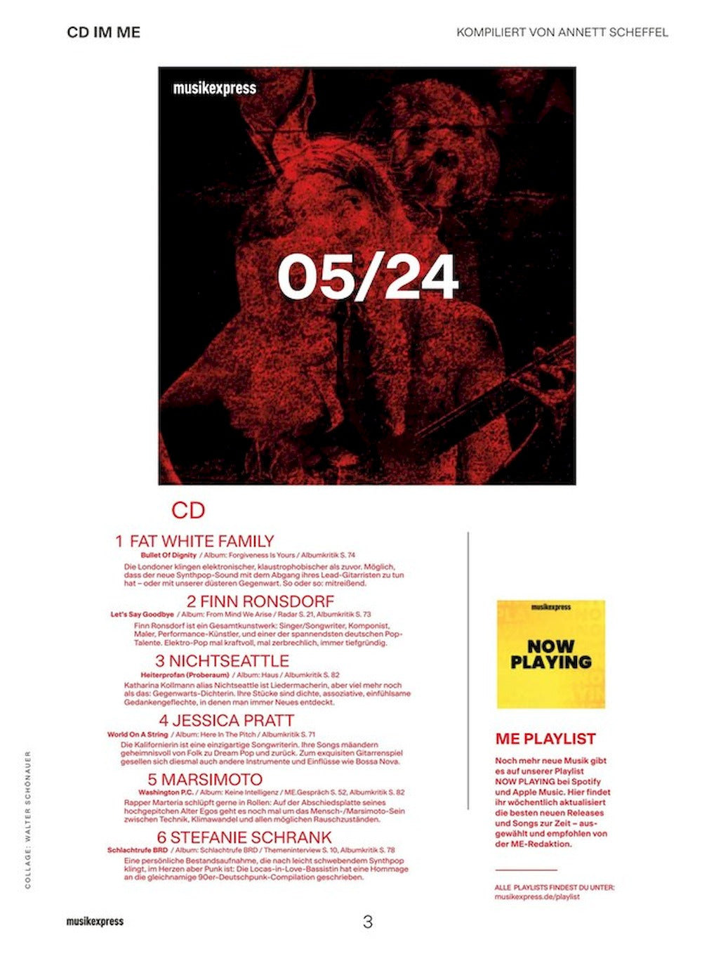 Musikexpress Lehti Saksa 2024-05 Taylor Swift Kamasi Washington The Cure