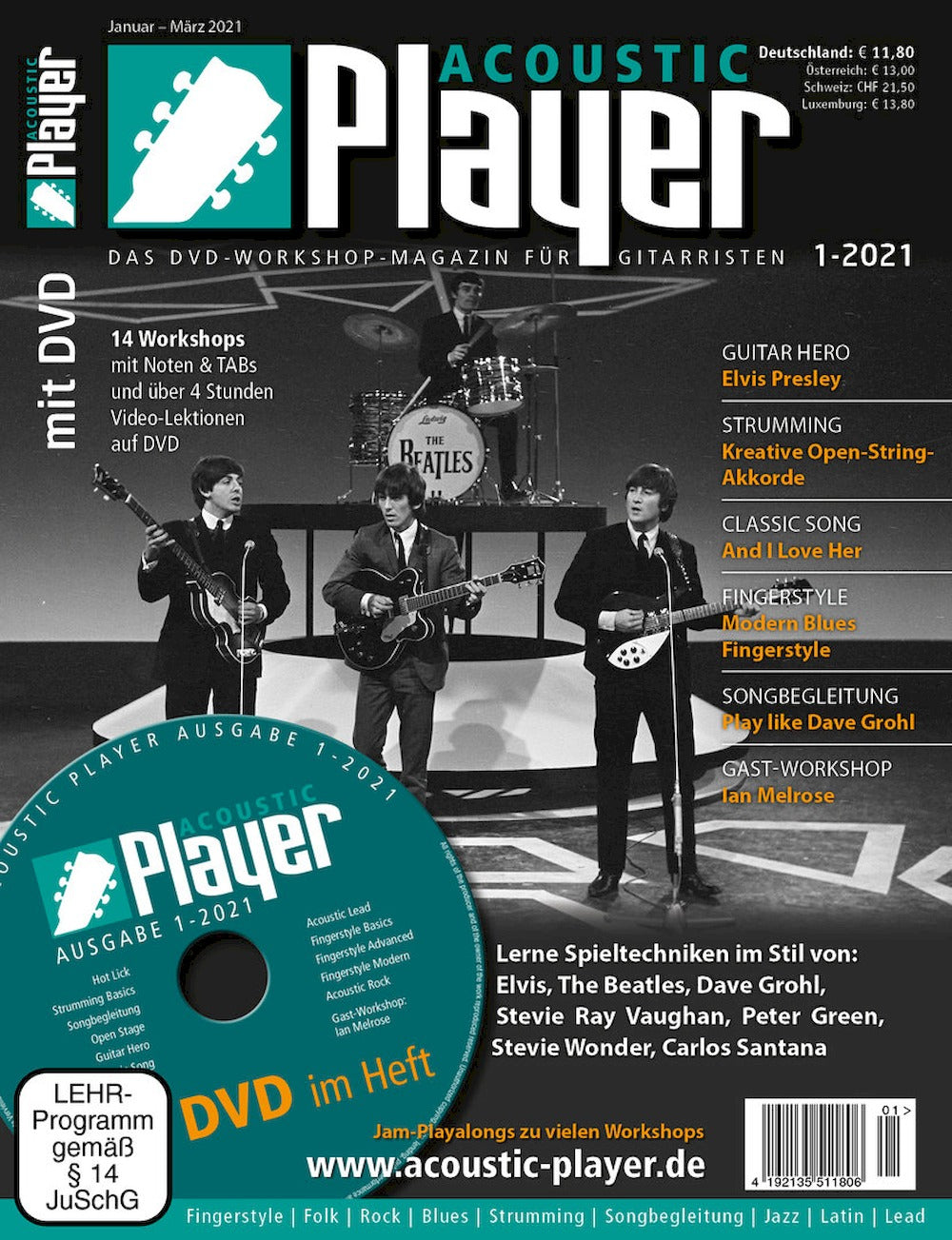 Acoustic Player Rivista Germania 2021-01 The Beatles