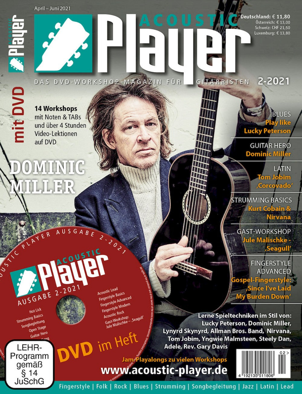 Acoustic Player Magazine Germany 2021-02 Dominic Miller