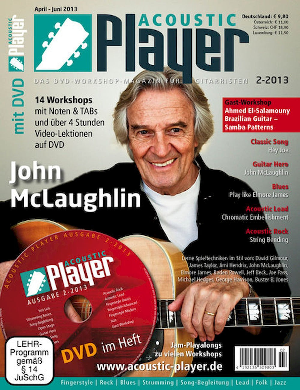 Acoustic Player Rivista Germania 2013-02 John McLaughlin