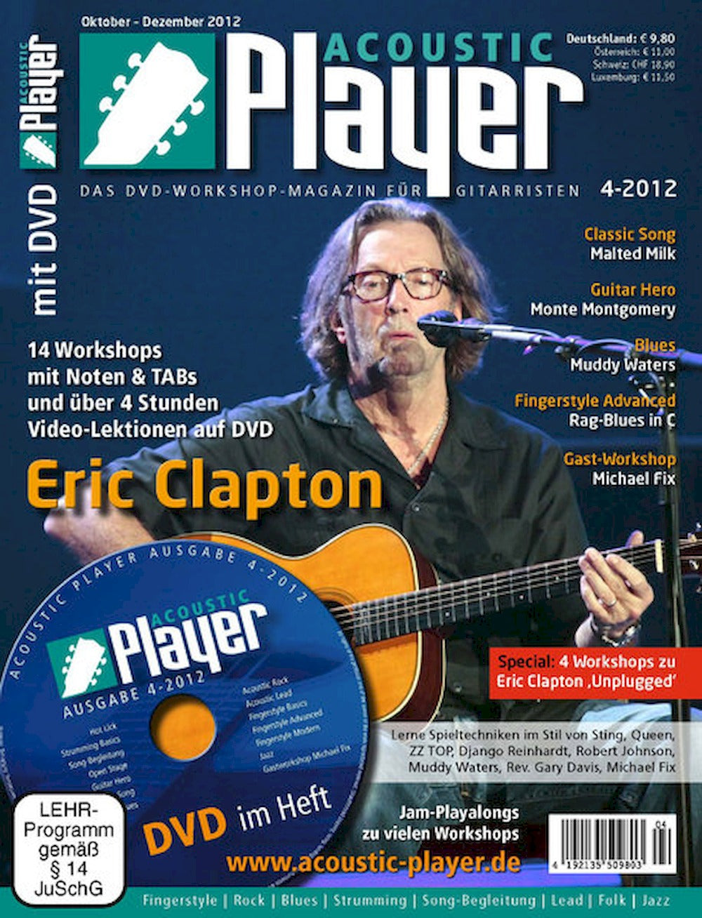 Acoustic Player Lehti Saksa 2012-04 Eric Clapton