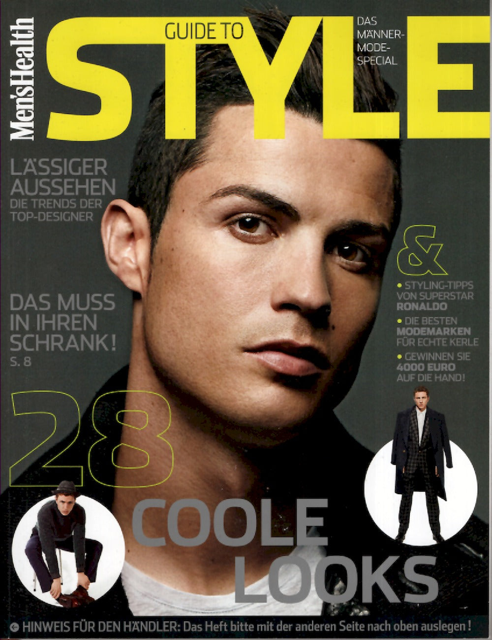 Mens Health Style Magazine Germany 2014-09 – Cristiano Ronaldo – Original Print Issue