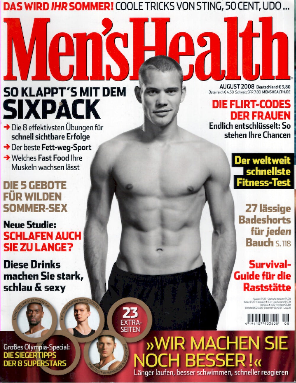 Mens Health Magazin Deutschland 2008-08 John Groom