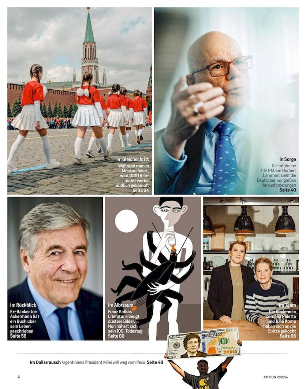 Focus Lehti Saksa 2024-12 Jack Antonoff Taylor Swift Lana Del Rey Bleachers