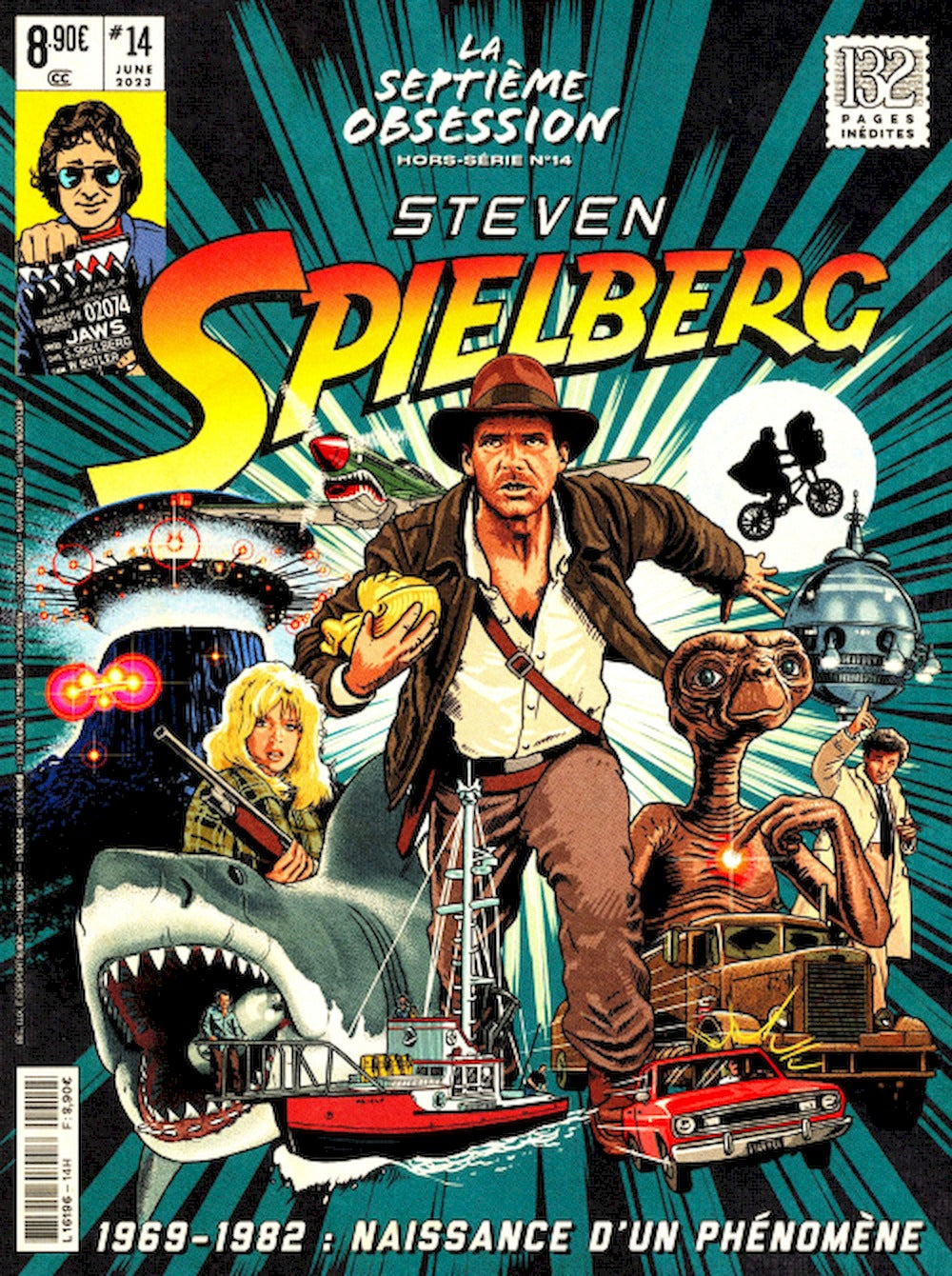 La Septieme Obsession Hors Serie Tijdschrift Frankrijk 2023 #14 Steven Spielberg Originele uitgave