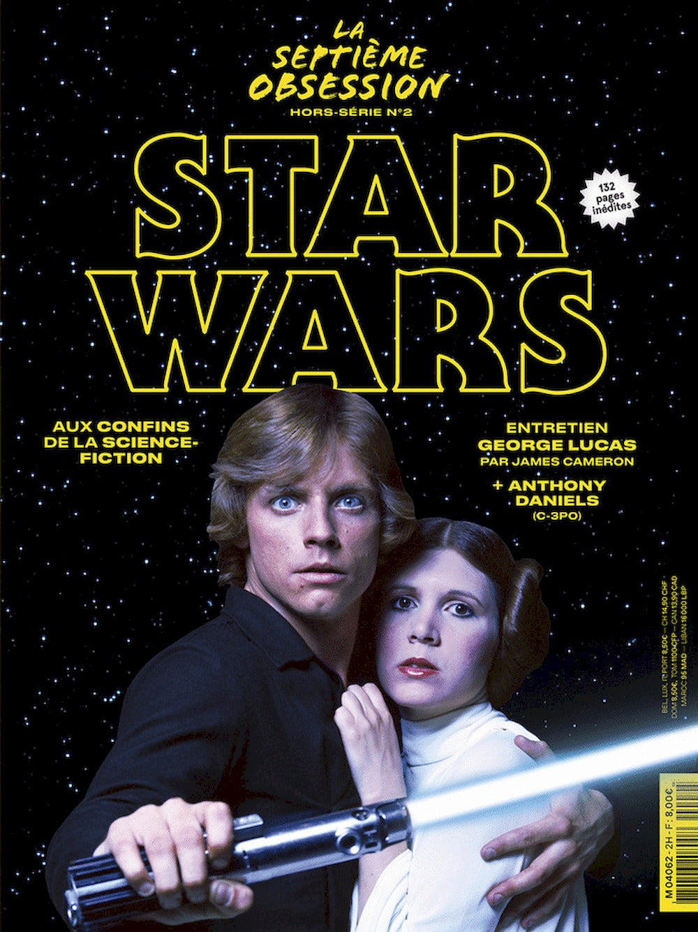 La Septieme Obsession Hors Serie Magasin Frankrig 2020 #2 Mark Hamill Carrie Fisher Originaludgave