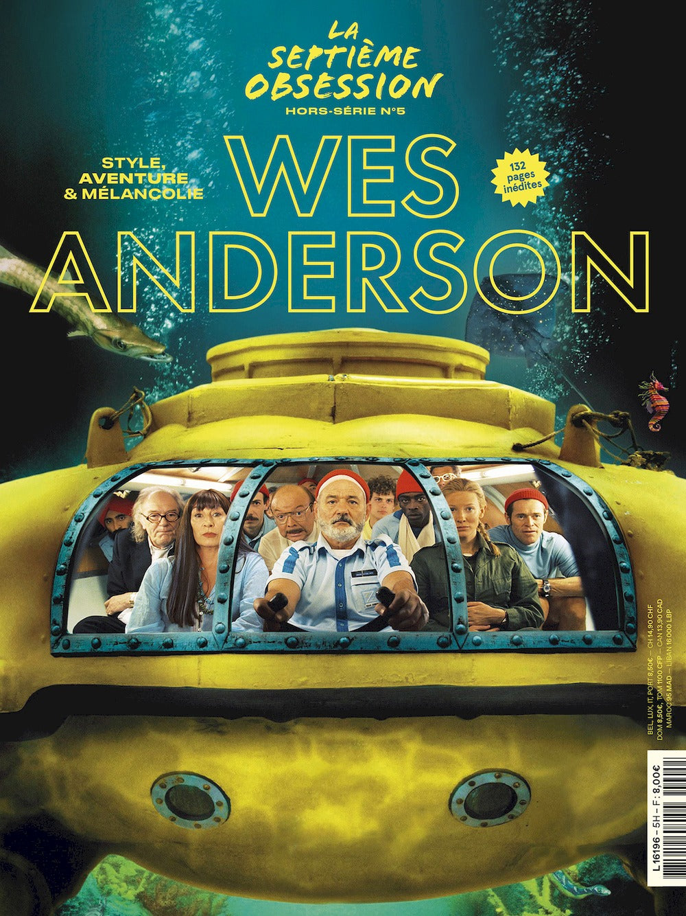 La Septieme Obsession Hors Serie Magasin Frankrike 2021 #5 Wes Anderson Bill Murray 3 Originalutgåva Cover #3