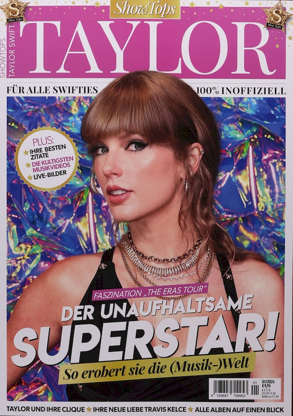 Show Tops Tijdschrift Duitsland 2024 Taylor Swift Originele uitgave