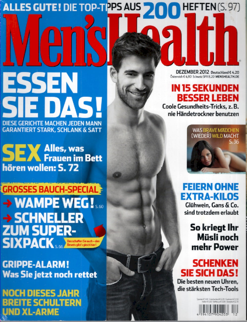 Mens Health Magazin Deutschland 2012-12 Jan Schumacher