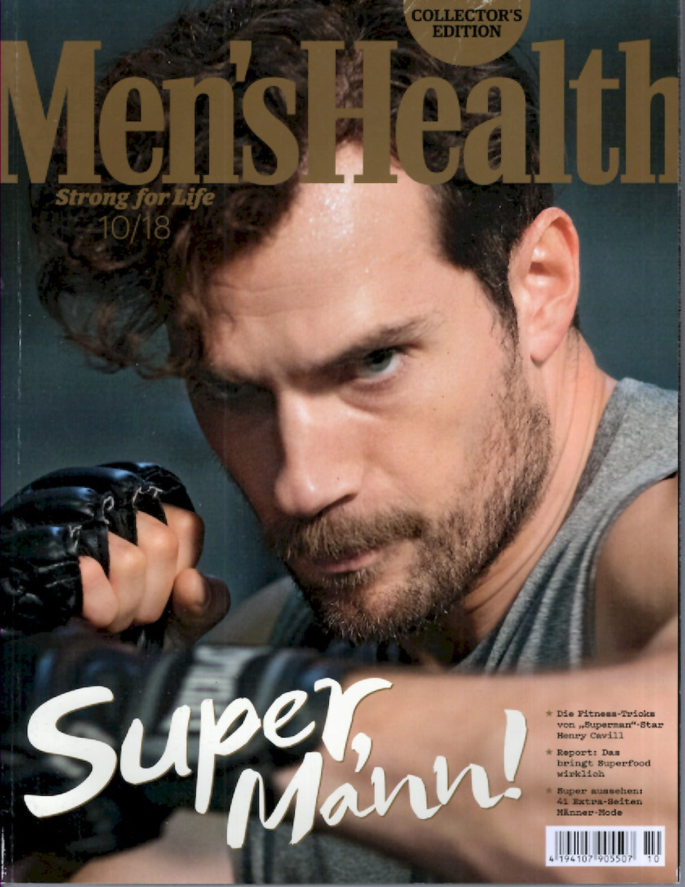 Mens Health Magasin Tyskland 2018-10 Henry Cavall Edition Originaludgave