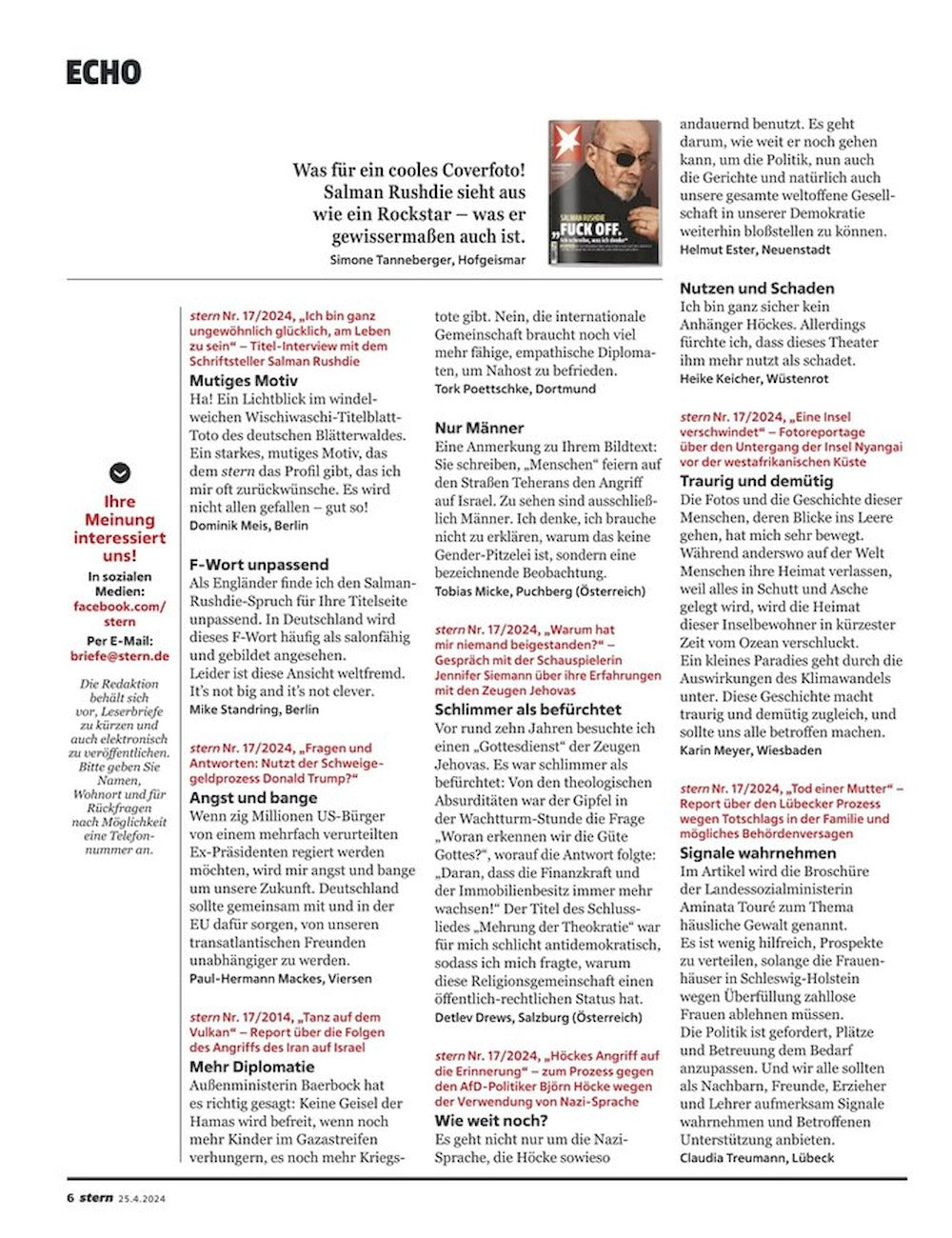 Stern Magazin Deutschland 2024-18 Taylor Swift
