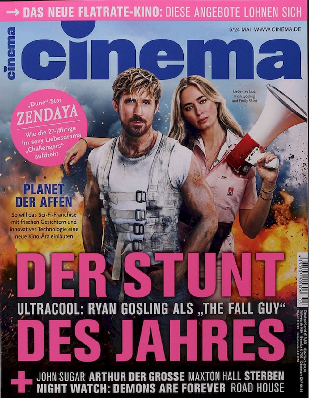 Cinema Magazin Deutschland 2024-05 Ryan Gosling Emily Blunt Zendaya