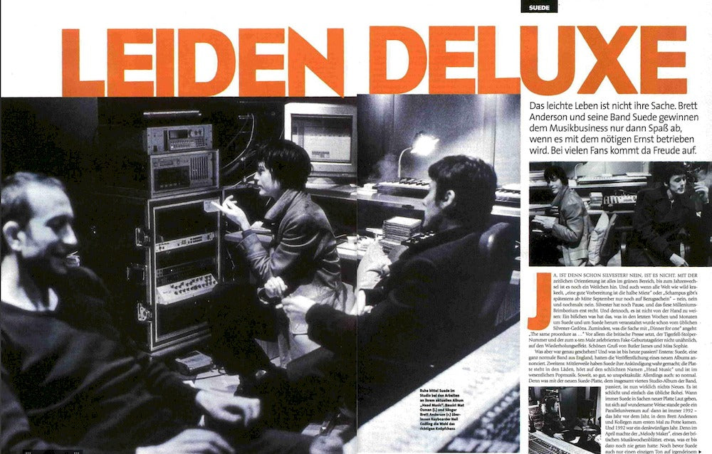 Musikexpress Magazin Deutschland 1999-06 Suede Paradise Lost Naidoo Hank Williams