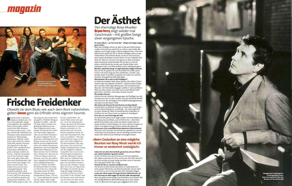 Musikexpress Magazin Deutschland 1999-11 Bush Bryan Ferry Eurythmics