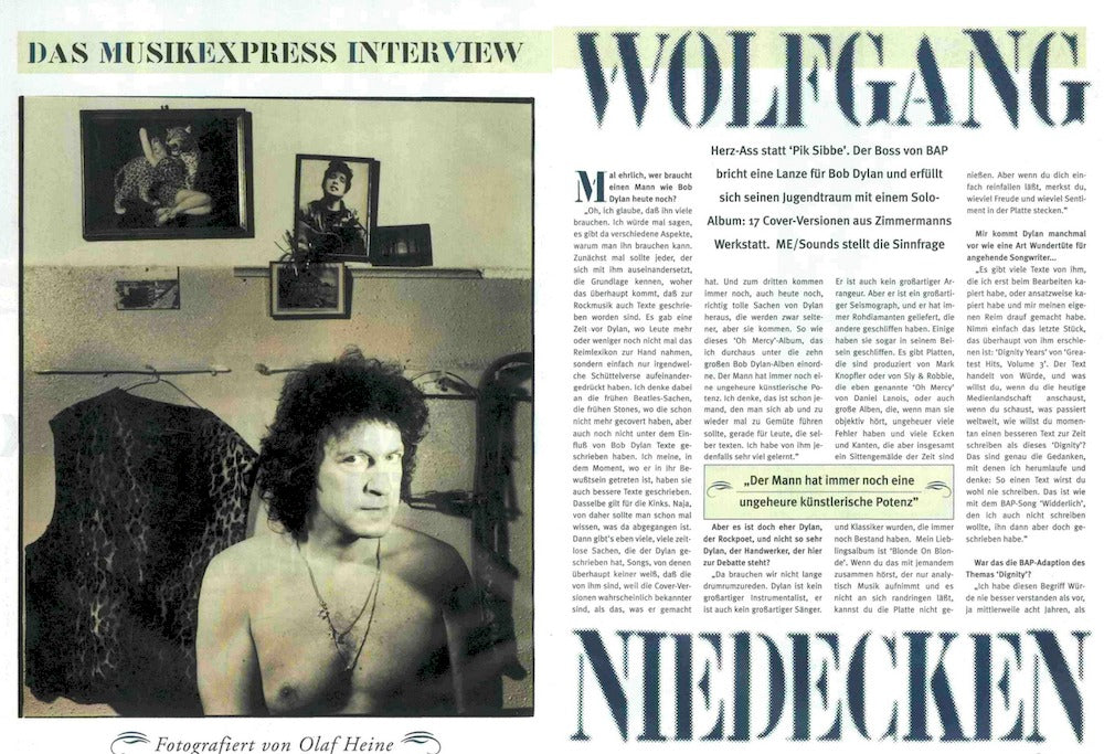 Musikexpress Magazin Deutschland 1995-03 Michael Stipe Niedecken Faith No More John Lee Hooker