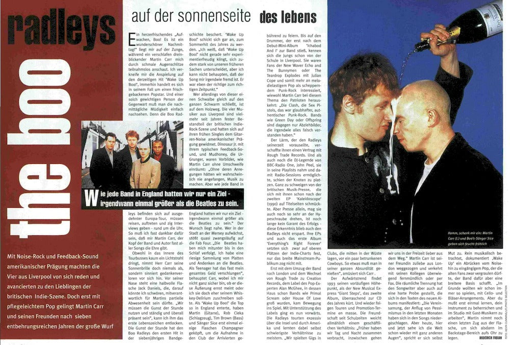 Musikexpress Magasin Tyskland 1995-07 – Andy Cairns Tom Petty The Boo Radleys – Originaludgave