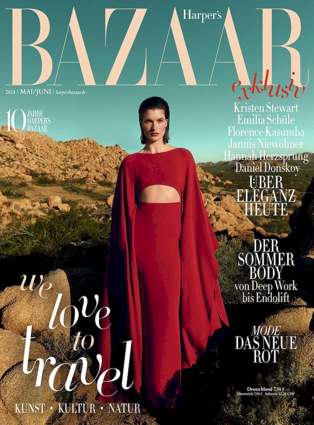 Harpers Bazaar Magazin Deutschland 2024-05 Julia Van Os Penelope Cruz Kristen Stewart