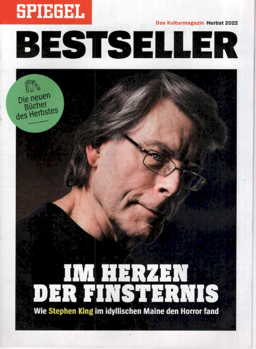 Spiegel Bestseller Magazine Germany 2022 Stephen King Original Print Issue