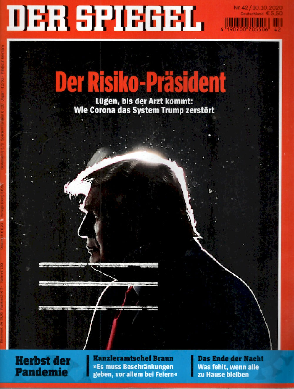 Der Spiegel Magazin Deutschland 2020-42 Donald Trump