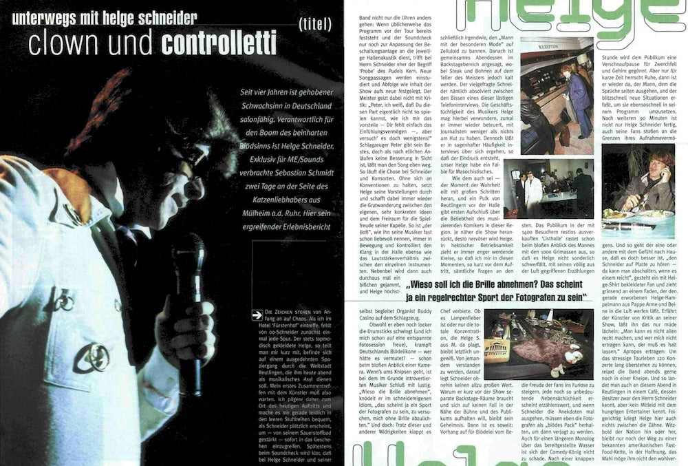 Musikexpress Magazin Deutschland 1995-12 Helge Schneider Keith Richards Red Hot Chili Peppers Alanis Morissette