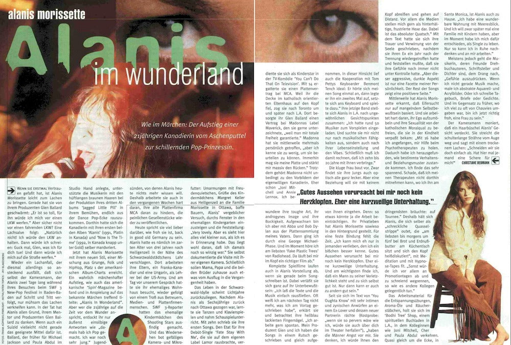 Musikexpress Magazin Deutschland 1995-12 Helge Schneider Keith Richards Red Hot Chili Peppers Alanis Morissette