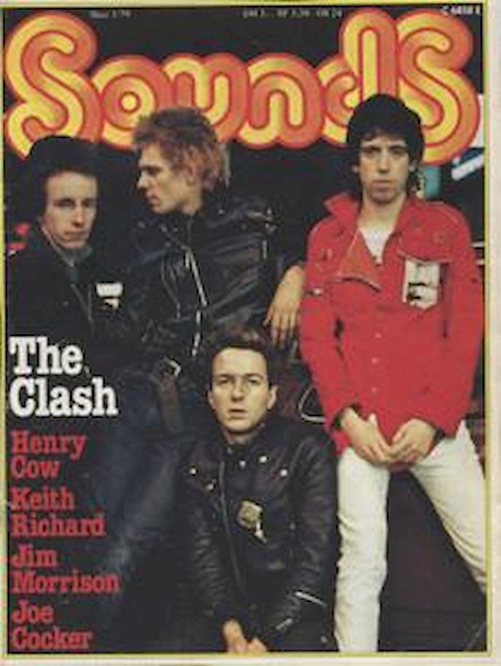 Sounds Tijdschrift Duitsland 1979-03 The Clash Henry Cow Keith Richards Jim Morrison Originele uitgave