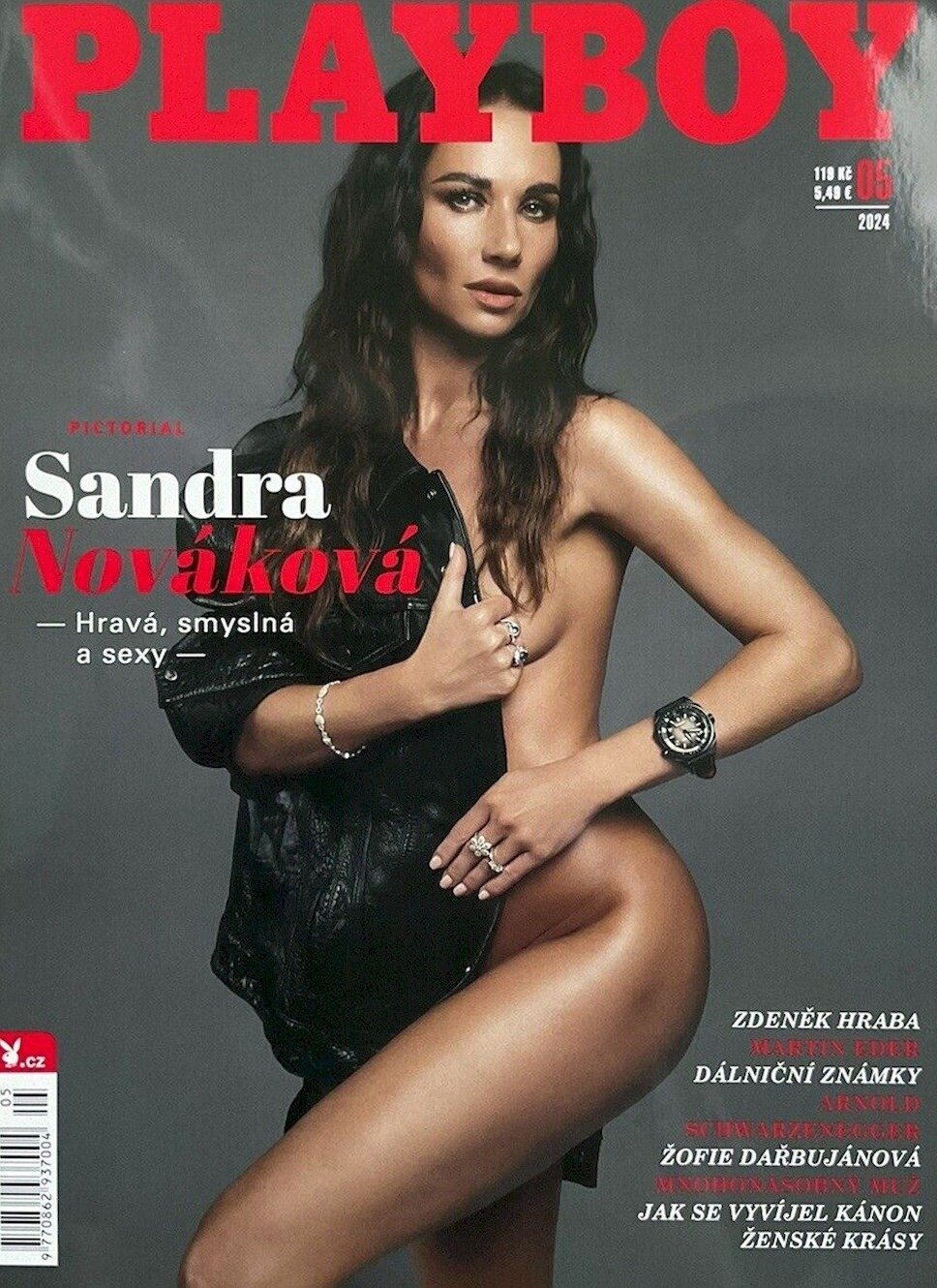 Playboy Revista Czechia 2024-05 Sandra Novakova Edición original