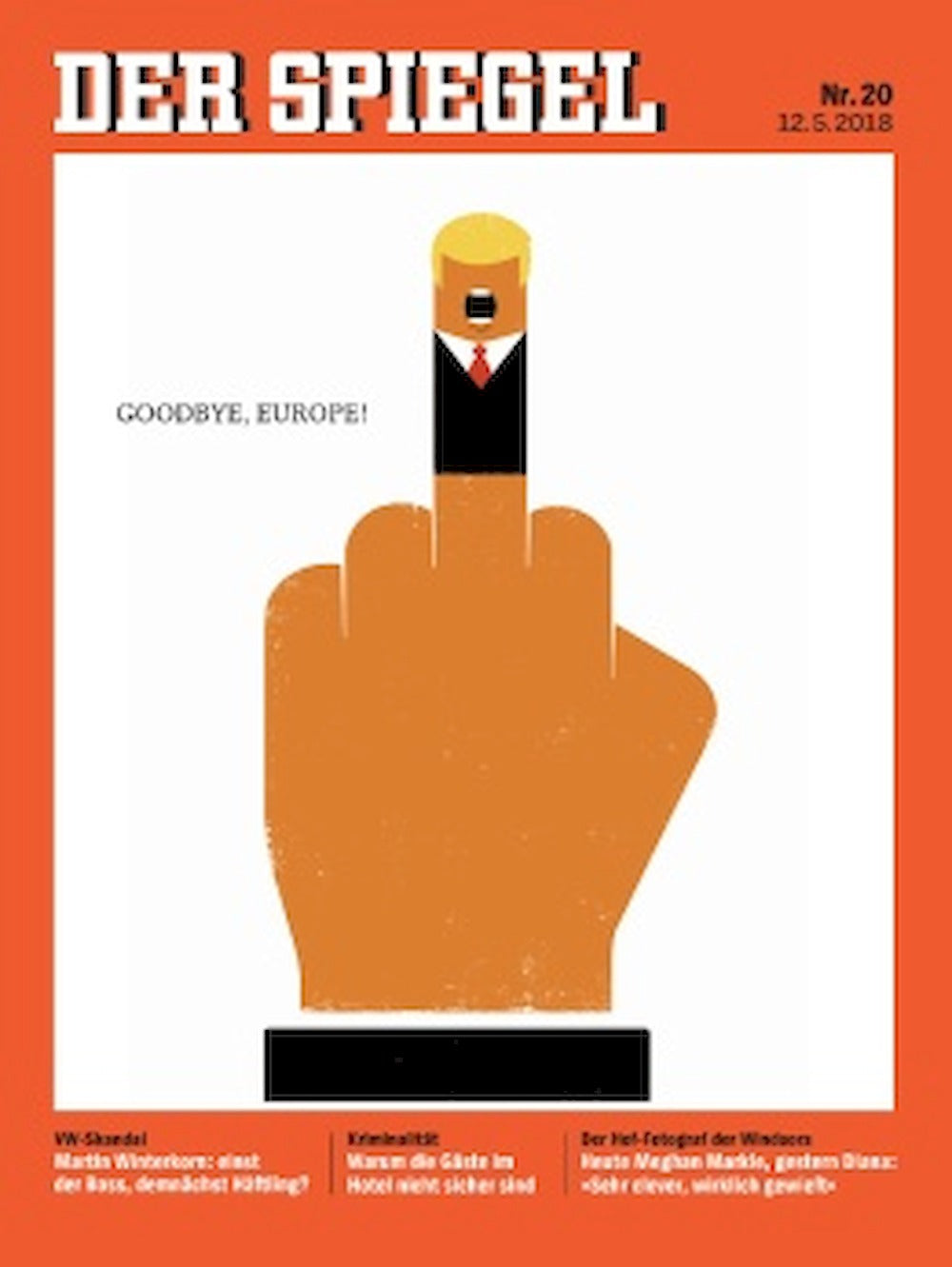 Der Spiegel Magazin Deutschland 2018-20 Donald Trump