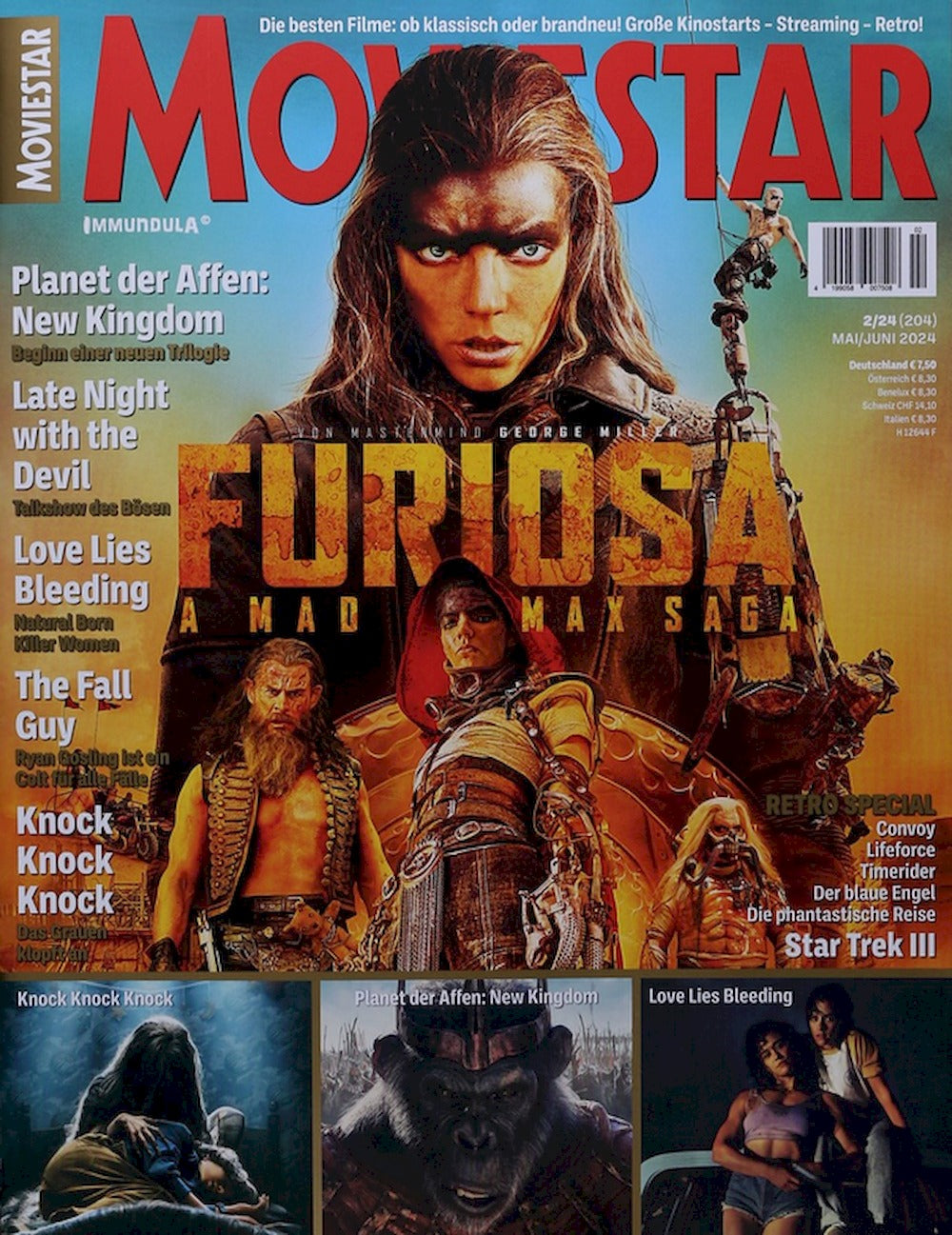 Moviestar Rivista Germania 2024 #204 Anya Taylor-Joy Katy O’Brian Kristen Stewart