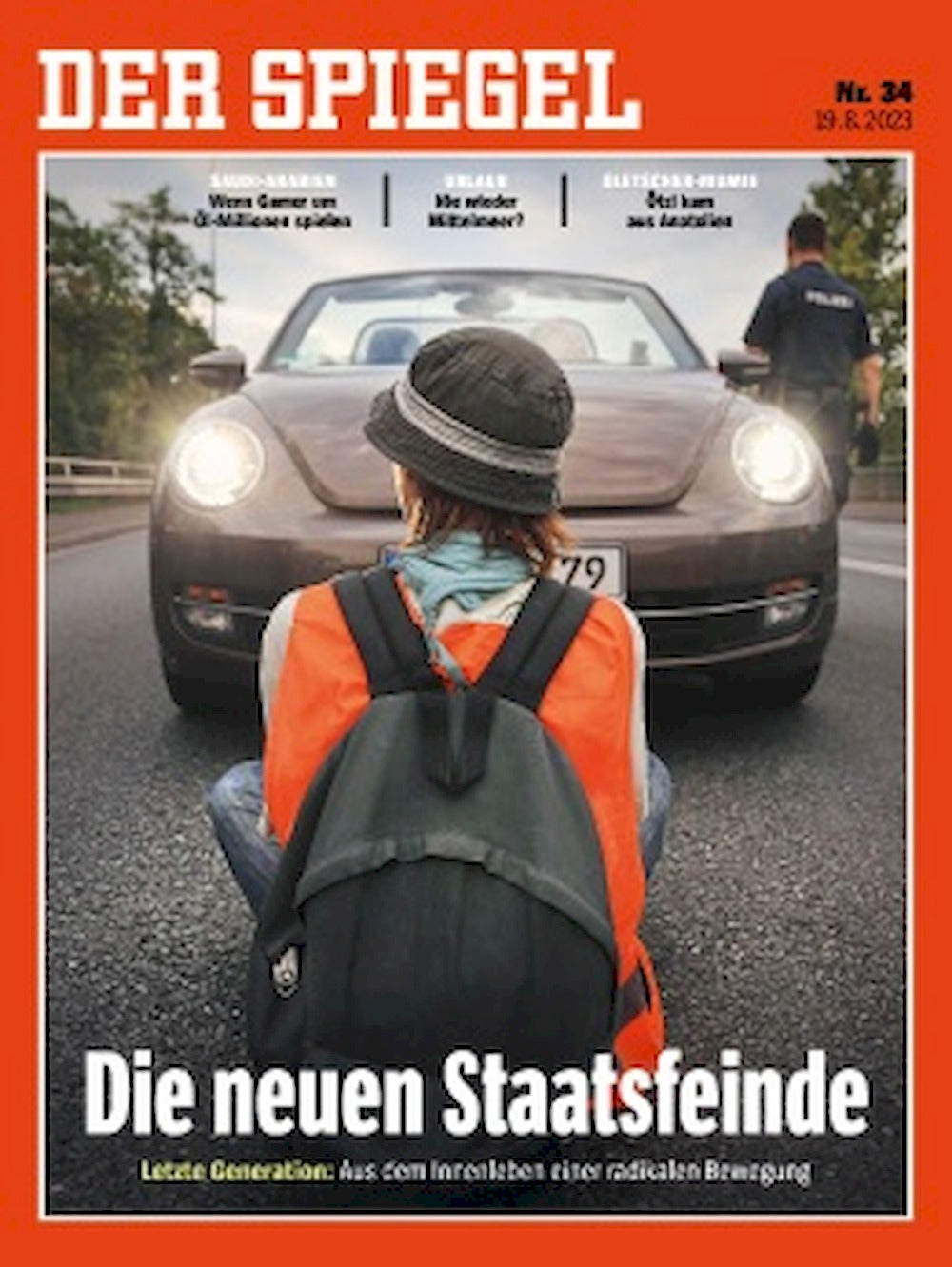 Der Spiegel Tijdschrift Duitsland 2023-34 Maiwenn Le Besco Originele uitgave