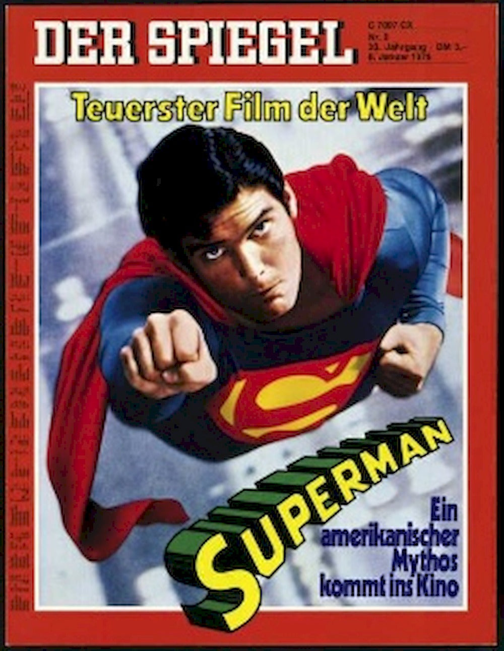 Der Spiegel Magazin Deutschland 1979-02 Christopher Reeve Superman