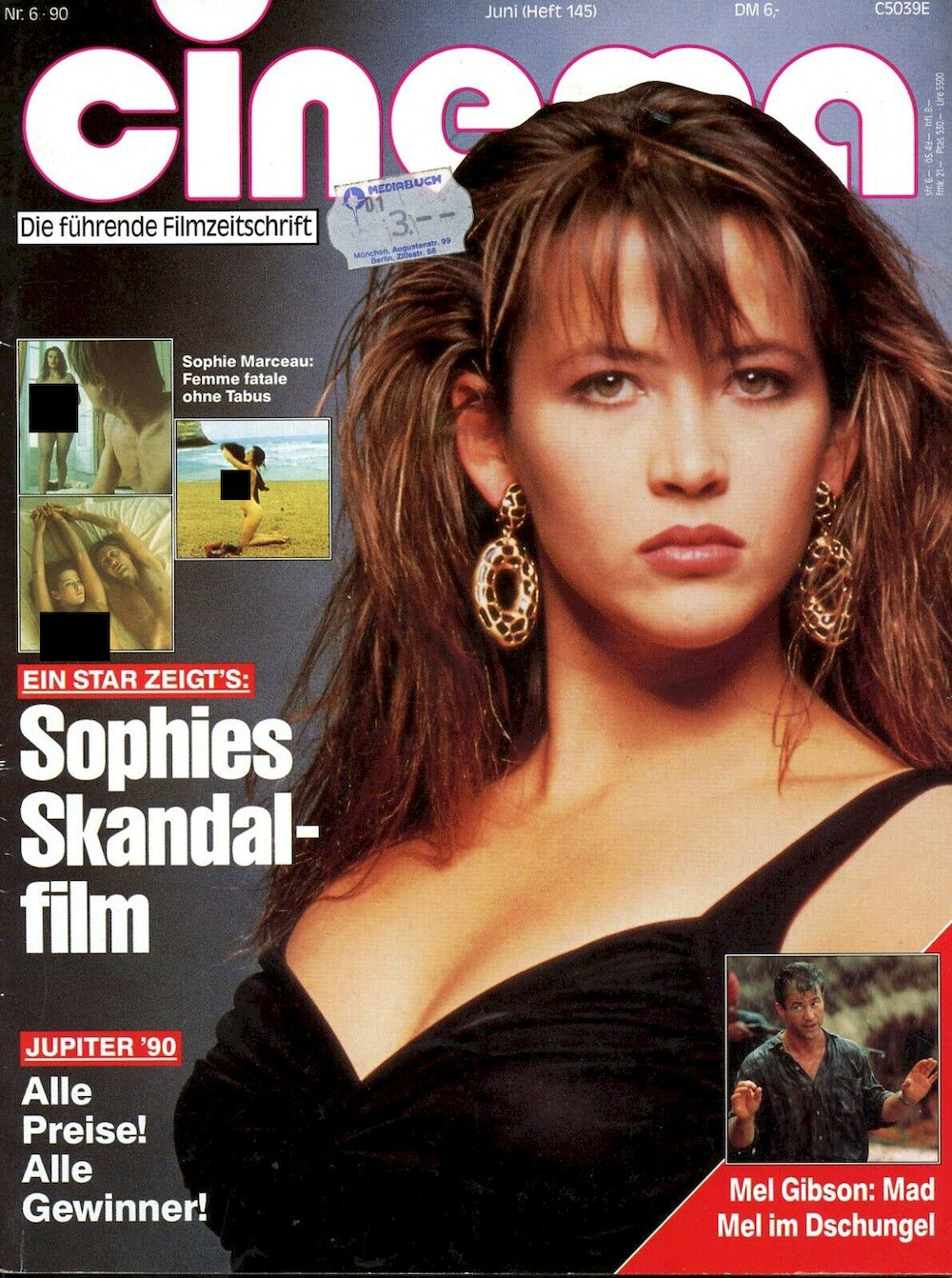 Cinema Magazin Deutschland 1990-06 Sophie Marceau
