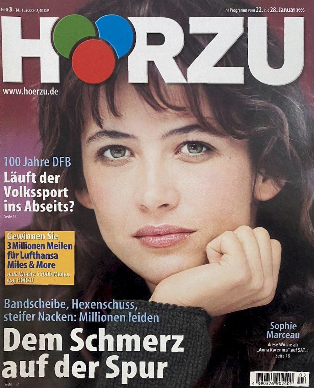 Hörzu Magazin Deutschland 2000-03 Sophie Marceau