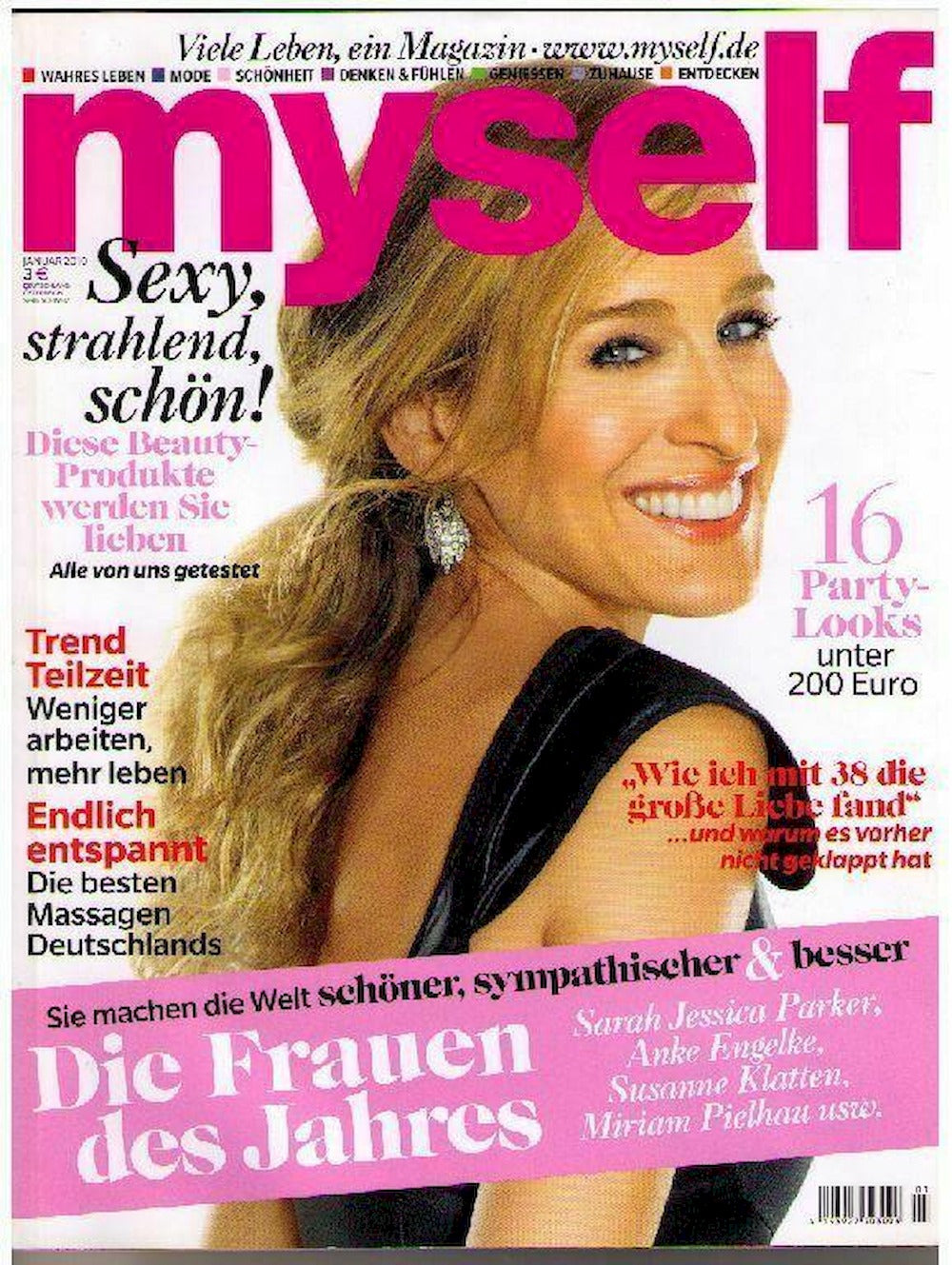Myself Revista Alemania 2010-01 Sarah Jessica Parker Edición original
