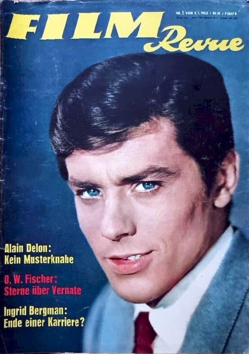 Film Revue Rivista Germania 1961-01 – Alain Delon – Edizione originale